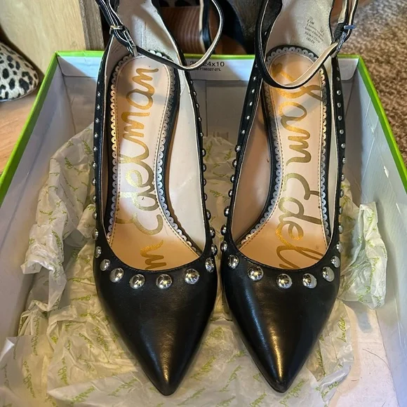 Sam Edelman Shoes Sam Edelman Helen Black Leather Studded